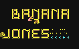 Banana Jones and the Temple of Goons Title Screen